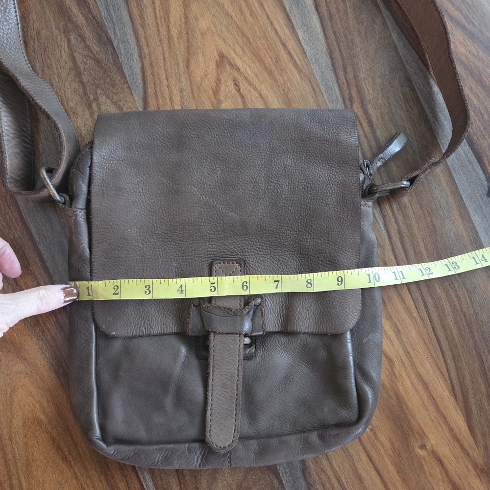 Magnetic Harbour 2nd Women's Chocolate Brown Leather Crossbody Bag Adjustable - Picture 14 of 14